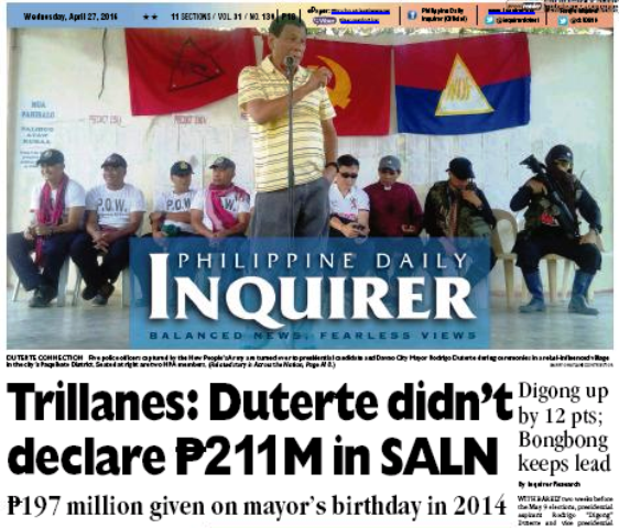 Inquirer April 27