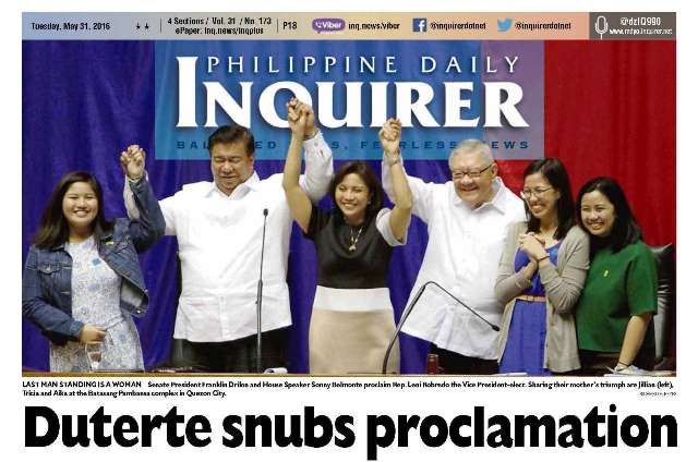 PDI May 31 Front Page